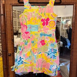 Lilly Pulitzer "Lillywood" Woman's White label dress, 10